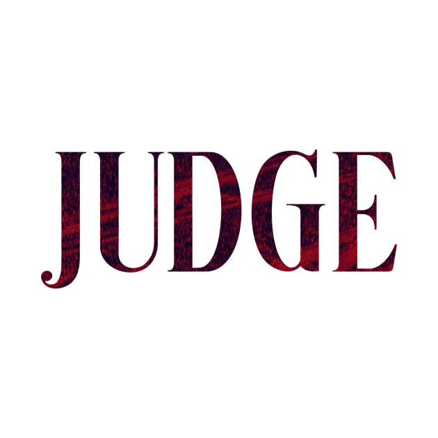 Judge - Simple Typography Style by Sendumerindu