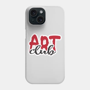 Art Club Colorful Gift Graphic Tee Phone Case