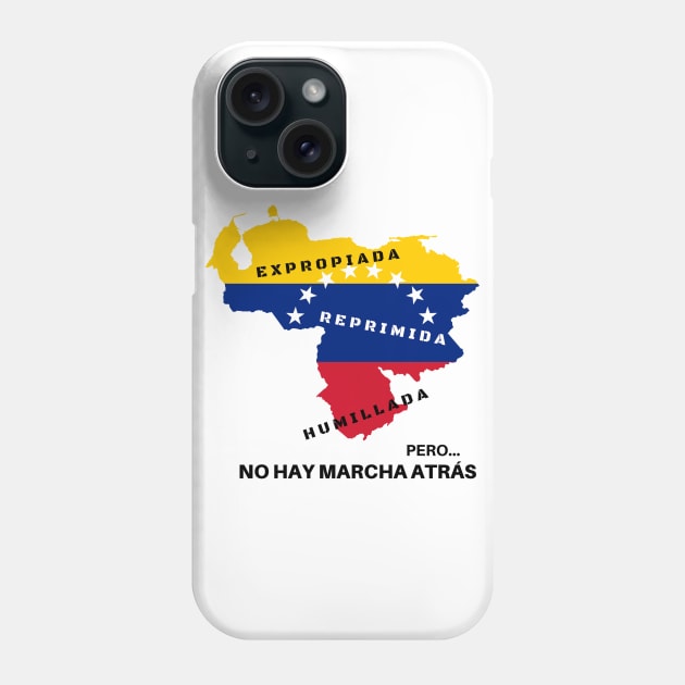 No going back (Spanish: No hay marcha atras) Phone Case by TJManrique