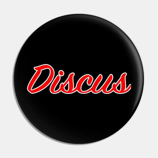 Discus T-Shirt Pin by lenn