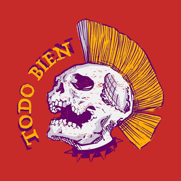 Todo Bien - Ground Design - Skull logo by verde