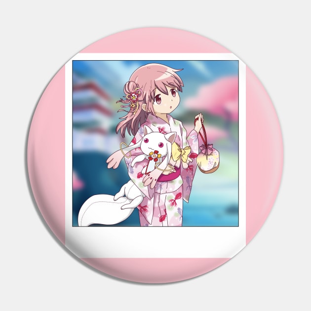 Madoka Kaname - Summer Festival 2021 Pin by YueGraphicDesign