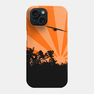 Seagull and palms Phone Case