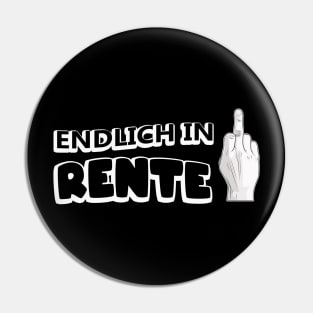 Endlich Rente Pin