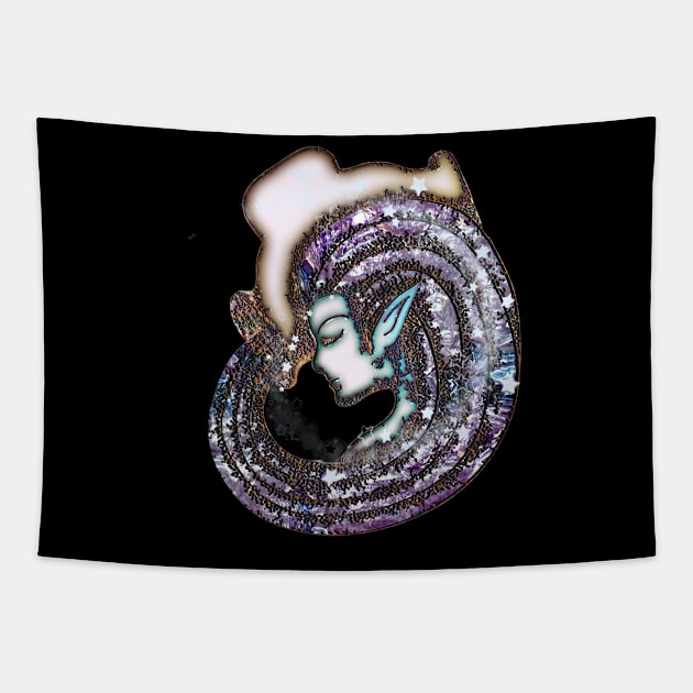 Zodiac sign aquarius Tapestry by Nicky2342