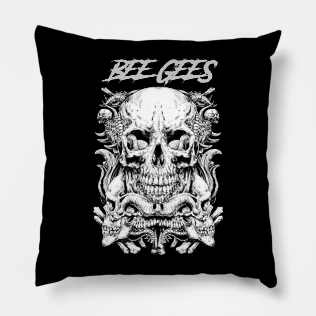 BEE GEES BAND MERCHANDISE Pillow by jn.anime