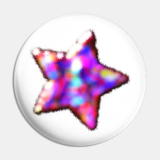 Shiny Colorful Star Pin