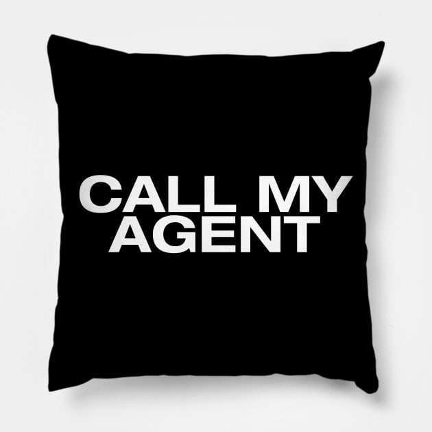 Call My Agent Pillow by Yoda