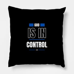 God is in Control Pillow