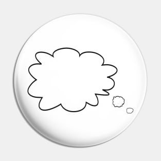 Thought bubbles Pin