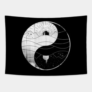 Yin Yang Nature Tapestry