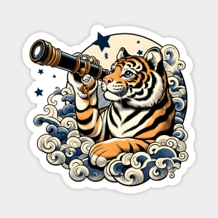 Astronomy tiger Magnet