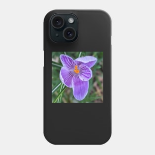 Purple, Orange and White Flower 2 Phone Case