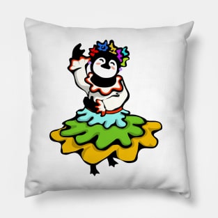 Penguin Folklorico Dancer Pillow