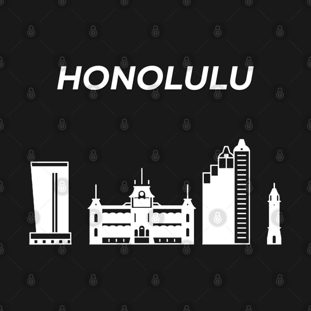 Honolulu Skyline City in Hawaii by maro_00