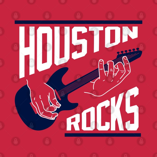 Houston Rocks Air Guitar - Red by KFig21