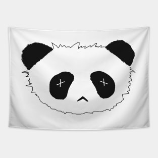 Panda Face Tapestry