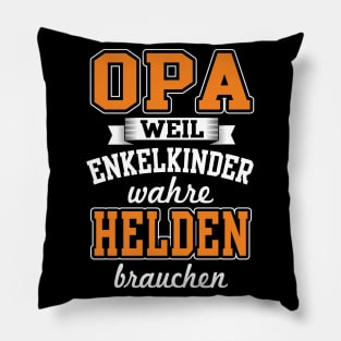 Opa weil enkelkinder superhelden brauchen (2) Pillow