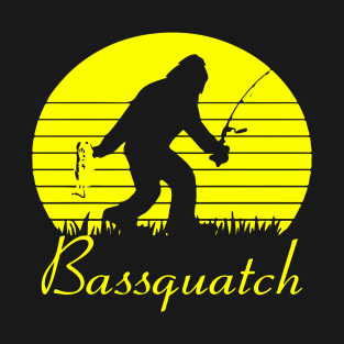 Bassquatch Bigfoot T-Shirt