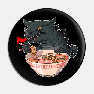 Kawaii Japanese Anime Soup Bowl Otaku Japan Fan Dragon Ramen Pin