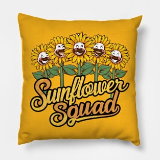 Sunflowers Squads Pillow