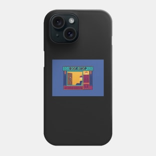 Bookshop illustration Phone Case