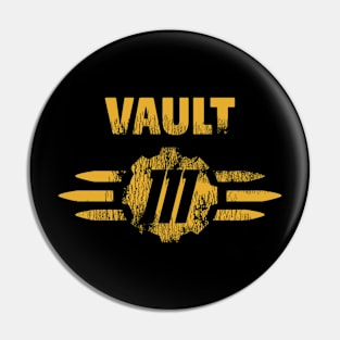 Worn Vault 111 Logo Pin