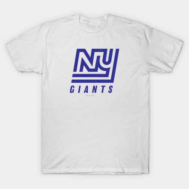 Giants - 1975 Electric Logo Alternate (Blue) - New York Giants - T-Shirt