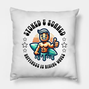 surfing culture Pillow