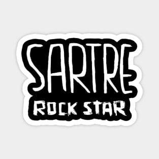 Philosophy, French Writer, Rock Star, Sartre Magnet