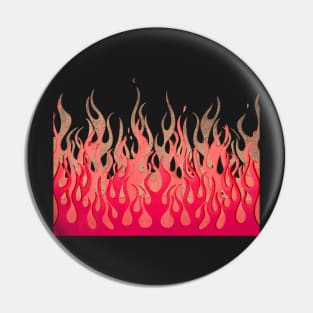 Pink Flames Pin