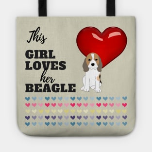 This Girl Loves Her Beagle Tote