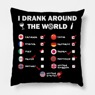 EPCOT I Drank Around The World Pillow