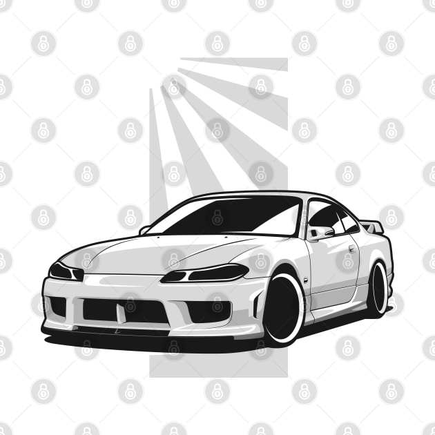 White SIlvia S15 JDM by KaroCars