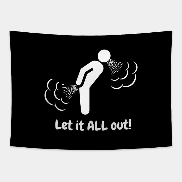 Let It All Out 01a Tapestry by RakentStudios