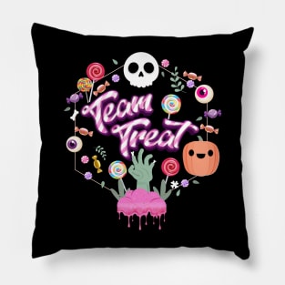 Team Treat Costume for  Trick or Treaters Pillow