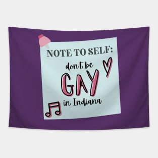 Don't Be Gay in Indiana - The Prom Musical Quote Tapestry