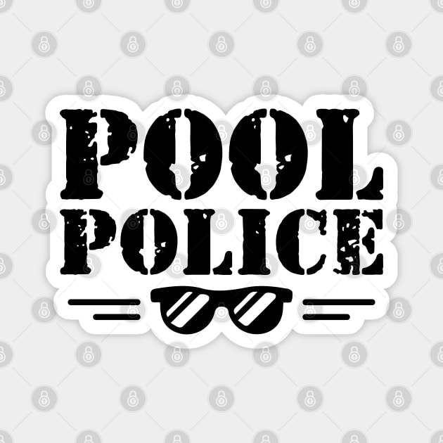 Pool Police Magnet by KC Happy Shop