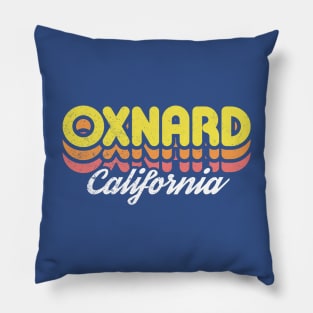 Retro Oxnard California Pillow