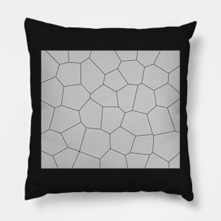 Geometric abstract - gray and black. Pillow