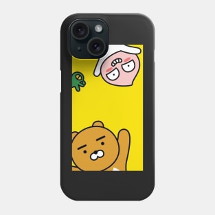 KakaoTalk Friends Apeach + Con & Ryan (카카오톡 라이언) Phone Case