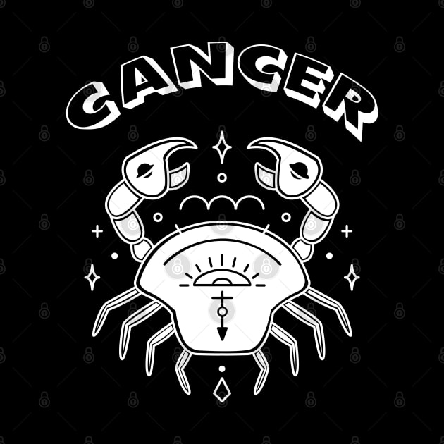 Cancer Zodiac Sign by GPrez Designs