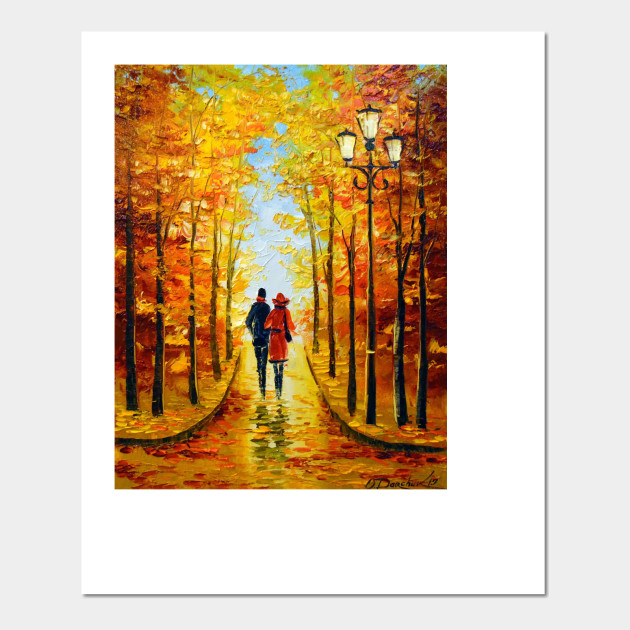 Autumn Walk In The Park Autumn Walk In The Park Posters And