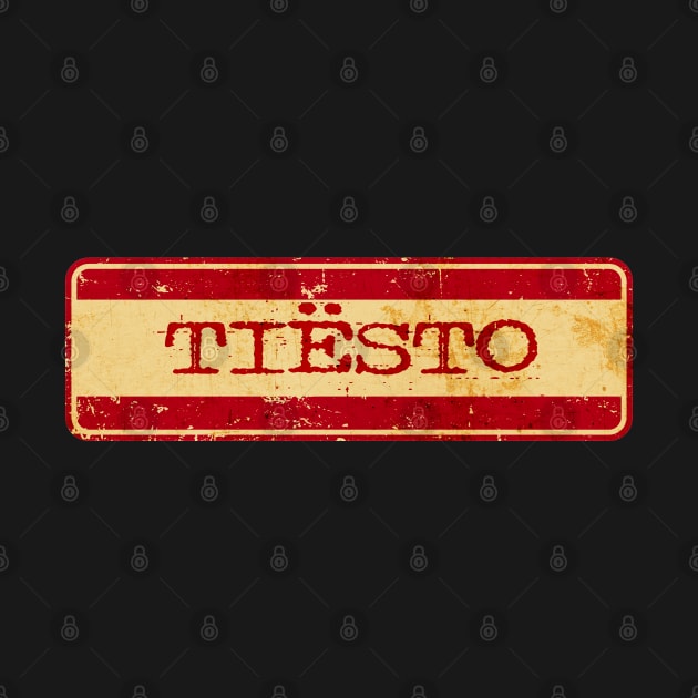 Retro Text - TIESTO by Jurou