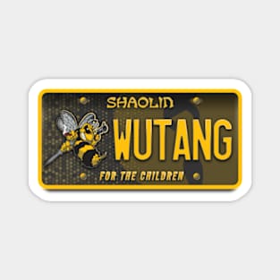 Shaolin License Plate - For the Children Magnet