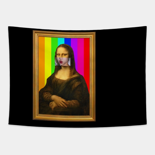 Monalisa Tapestry by Malleka