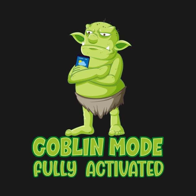 Goblin mode fully activated troll evil remarks internet by Antzyzzz