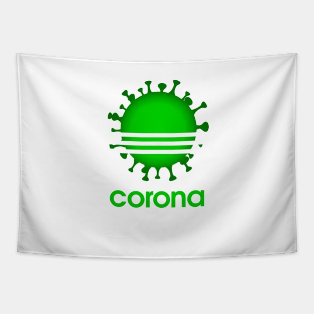 Corona Green Tapestry by HentaiK1ng