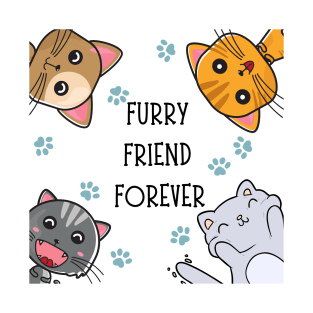 Furry Friend Forever Cat T-Shirt