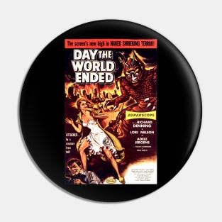 Classic Sci-Fi MOvie Poster - The Day the World Ended Pin